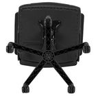 Flash Furniture Leathersoft-Chaise De Bureau Rembourrée-Noir (CH197220X000BK)-Réglage pneumatique de la hauteur du siège