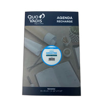 Quo Vadis - 2024 Ministre Recharge Agenda Semainier - Français - 6-1/4" W x 9-1/2" H-Décembre à décembre