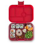Yumbox Original - 6 Compartiments - Wow Rouge-Emballez les aliments humides comme le yogourt et les trempettes (pas l'eau)