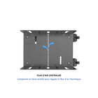 ShoppingAll - Support tour d'ordinateur mobile réglable - Noir-Montage minimal : Aucun outil n'est nécessaire pour l'assemblage et tout le matériel requis est inclus dans la boîte.