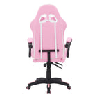 Chaise de jeu Ravagers de CorLiving - Rose/Blanc-Le tissu en PVC de haute qualité est durable et facile à nettoyer