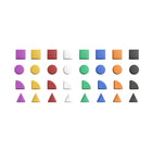 Flash Furniture - Ensemble de formes multicolores de 256 pieces Bright Beginnings qualite commerciale pour systeme mural STEAM-Ensemble d'accessoires de formes de qualite commerciale pour systemes muraux STEAM modulaires
