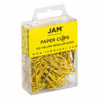 JAM PAPER - Colore norme 1" Trombones, Jaune, 3 Paquets de 100-Taille : 2,5 cm (Norme/regulier)
