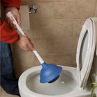 Vileda Débouchoir + de toilette - blanc/bleu-Débouche efficacement les toilettes