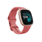 Google - Fitbit Versa 4 montre Intelligent – Sable rose/Aluminium rose cuivré-Carte d'intensité d'entraînement : consultez l'application Fitbit après vos entraînements en plein air pour voir votre rythme, votre distance et vos zones de fréquence cardiaque tout au long de votre itinéraire pour savoir où vous faites le plus d'efforts et trouver des opportunités d'amélioration