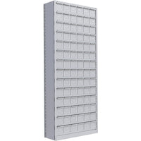 Metalware – Étagère enclenchable RK927, 15 tablettes, 36 x 12 x 88 (po), gris pâle-Système de tablettes ajustables offrant un espace de rangement solide, mais économique qui convient à vos besoins