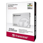 Transcend – Disque SSD interne SSD230 256 Go, 2,5 po (TS256GSSD230S)-Capacité de 256 Go