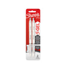 Sharpie - Stylos S-Gel - 0,7 mm - corps blanc - noire - Paquet de 2-Stylo à bille rétractable à encre gel