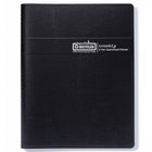 House of Doolittle Professional Agenda hebdomadaire 2 ans, 8-1/2" x 11", noir-La semaine commence le lundi. Un jour de semaine par colonne. Une semaine pour deux pages étalées.