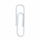 JAM PAPER - Colore norme 1" Trombones, Blanc, 3 Paquets de 100-Trombones de qualite superieure fabriques à partir de fil d'acier recouvert de vinyle de haute qualite.