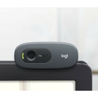 Logitech - Caméraweb HD C270, noire-Clip universel: fixez la webcam à votre écran ou installez-la sur une étagère.