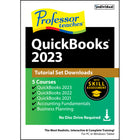 Individual Software - Professor Teaches QuickBooks 2023 Tutorial Set [Télécharger]-Des graphismes colorés et une narration professionnelle facilitent l'apprentissage