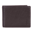 Club Rochelier - Portefeuille mince pour hommes - Brun-Brun - Cuir