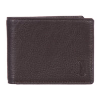 Club Rochelier - Portefeuille mince pour hommes - Brun-Brun - Cuir