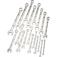 Dynamic Tools – Ensemble de clés à combinaison métriques, fini chromé miroir, 6 à 24 mm, 19 pièces-Comprend : 6, 7, 8, 9, 10, 11, 12, 13, 14, 15, 16, 17, 18, 19, 20, 21, 22, 23, 24 mm