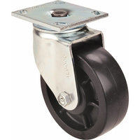Algood - Roulettes Robustes Emaxx À Cheville, Pivotant, 5po (127 Mm), Caoutchouc Moulé, 450 Lb (204 Kg), paquet de 3-Dia. des trous de boulon 3/8po (9,52 mm)