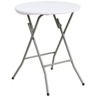 Flash Furniture – Table pliante de 24 po, granite blanc (DADYCZ80R1SM)-Table commerciale prête à l'emploi