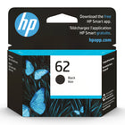 HP 62 Cartouche d'encre noire d'origine (C2P04AN)-Couleur: Noir