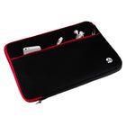 Housse de Protection Ordinateur Vangoddy Pochette PC Portable Ultrabook Sacoche Laptop Compatible 14 po,Noir et Rouge-La conception mince permet à cet étui d'être transporté seul ou dans votre sac préféré