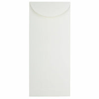 JAM Paper #12 Policy Commerciales Enveloppes Strathmore - 4,75" x 11" - Blanc Brillant Tissé - Paquet de 25-Couleur : Blanc brillant