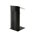 Urbann Lutrin K3 sans roulettes - aluminium - anthracite-Autoportant, discours