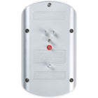 360 Electrical – Protecteur de surtension 918 joules à 4 prises Revolve+ avec 2 ports de charge USB-Forme compacte qui se place nettement contre le mur.