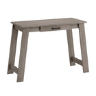 Sauder 44"W La Collection Beginnings Bureau - Finition Silver Sycamore-Tiroir doté de glissières métalliques et de butées de sécurité pour une utilisation facile