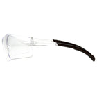 Lunettes de sécurité Atoka de Pyramex avec verres clairs et branches noires, Boîte de 12-Boîte de 12
