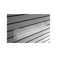 Eddie's - Porte-bibliotheques Slatwall - 24 po long - Transparent - 3/paquet-Porte-bibliotheques Slatwall