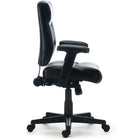 Staples – Fauteuil fonctionnel Luxura Tillcott, noir-Dimensions globales : 34,5 à 41,3 haut. x 27,1 larg. x 26,1 prof. (po)
