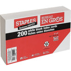 Staples - Fiches vierges blanches, 5 po x 8 po-Robustes et économiques