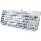 Clavier de jeu mécanique filaire blanc ASUS ROG Strix Scope NX TKL Moonlight ROG NX Brown-filaire , USB Type-A (USB 2.0), Longueur du câble : 5,9 ' Connectivité