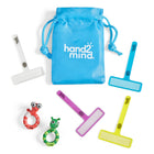 Hand2Mind - FingerFocus® Highlighter Follow-Along Friends, 2 ensembles-Les jeunes enfants adoreront utiliser le ver de livre ou l'anneau de chenille pour les aider à se concentrer sur une ligne de texte ou une image.