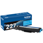 Brother – Cartouche de toner cyan TN227, haut rendement-Compatible avec les modèles d'imprimante tout-en-un Brother : HL-L3210CW, HL-L3270CDW, HL-L3290CDW, MFC-L3710CW, MFC-L3750CDW et MFC-L3770CDW