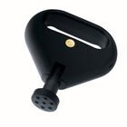 Lomi Mini pistolet masseur à percussion sans fil avec 3 têtes interchangeables - Noir-Batterie rechargeable