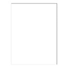 North American Paper Inc. - Papier de bricolage, blanc, 12 po x 18 po, 48 feuilles-18 po x 12 po (portrait)