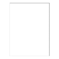 North American Paper Inc. - Papier de bricolage, blanc, 12 po x 18 po, 48 feuilles-18 po x 12 po (portrait)