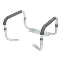 Drive Medical - Rampe de sécurité pour toilettes-Blanc, aluminium