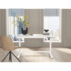 Koble - Bureau intelligent JUNO pour maison intelligente, Blanc / Blanc-1 tiroir de rangement