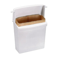 RubbermaidMD ® Contenant pour serviettes hygiéniques, blanc-Pour disposer discrètement des produits féminins