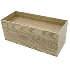 Cathay Importers Organisateur rectangulaire bentwood, 15 " L x 6" P x 2" H, ensemble de 3-Simple, design attrayant en finition marron clair