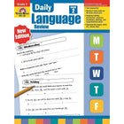 Evan-Moor – Livre d’activités « Daily Language Review » pour l’enseignant, 2e année (EMC580)-Anglais