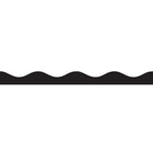 Ashley - Bordure magnétique de couleur unie, 12 pi, noir, paquet de 72-Design : Noir
