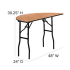 Flash Furniture – Table de banquet pliante d’un diamètre de 48 po, beige (YTWHRFT48HF)-7