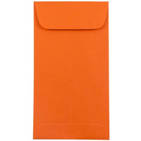 JAM Paper Enveloppes à monnaie nº 7, 3 3/8 x 6 po, papier recyclé Brite Hue orange, 1000/paquet-Enveloppes à monnaie