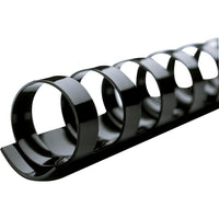 Swingline - Bandes de reliure CombBind de 1 po, noir, paq./ 100-Les bandes de reliure CombBind® sont compatibles avec toute machine à relier et tout accessoire préperforé 19 trous
