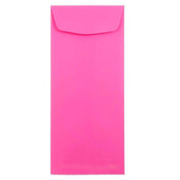 JAM Paper Enveloppes-pochettes Brite Hue avec fermeture gommée, 4 1/2 x 10 3/8 po, rose fuchsia ultra éclatant, 1000/paquet-Rose fuchsia ultra éclatant