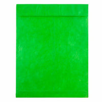  JAM Paper - Enveloppes pour catalogue à extrémité ouverte - indéchirables - Tyvek - 10 x 13 - vert lime - paquet de 10-Couleur : vert citron.