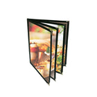 Futech Support de menu à 8 vues BLK 8-1 / 2 "lx 11" h, noir, 10 / paquet-8 Voir le livret