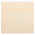 JAM Paper Enveloppes carrées à fermeture gommée, papier vélin translucide, 6 1/2 x 6 1/2 po, ivoire ocre printemps, 100/pqt-Ivoire ocre printemps